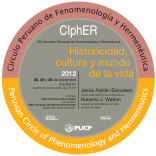 VIII Jornadas Peruanas de Fenomenología y Hermenéutica: Historicidad, cultura y mundo de la vida