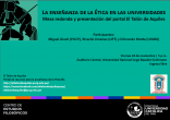 Presentación del portal web El Talón de Aquiles y mesa redonda sobre “La enseñanza de la Ética en las universidades” en la Universidad Nacional Jorge Basadre Grohman (Tacna)