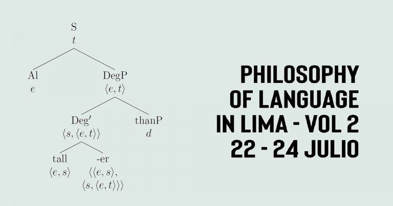 Congreso «Philosophy of Language in Lima»