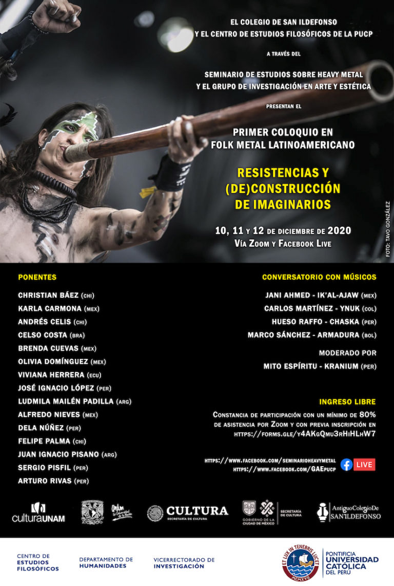 I Coloquio en Folk Metal Latinoamericano: Resistencias y (de)construcción de imaginarios