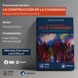 Presentación del libro «La construcción de la ciudadanía. Ensayos sobre filosofía y política», de Gonzalo Gamio