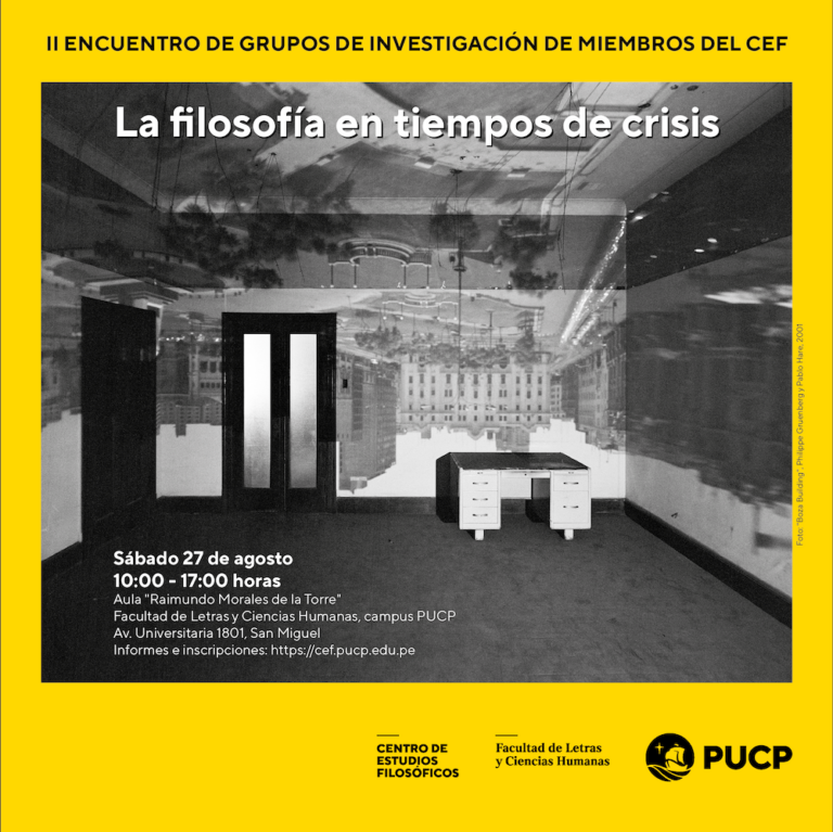 II Encuentro de Grupos de Investigación: «La filosofía en tiempos de crisis»