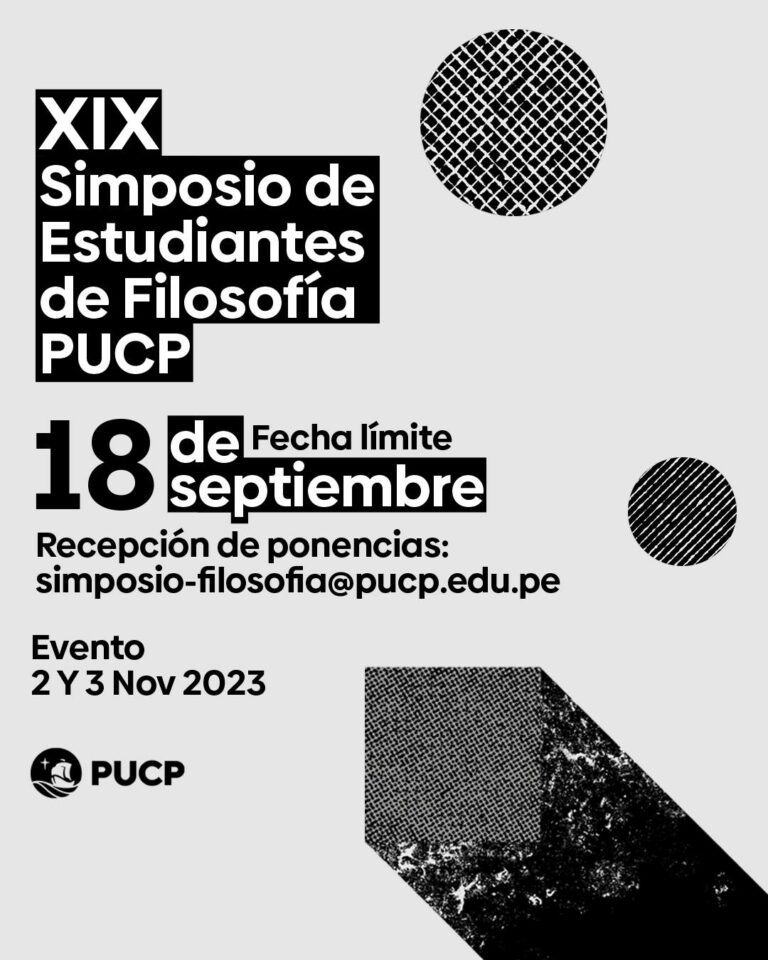 Call for papers for the XIX Philosophy Students Symposium
