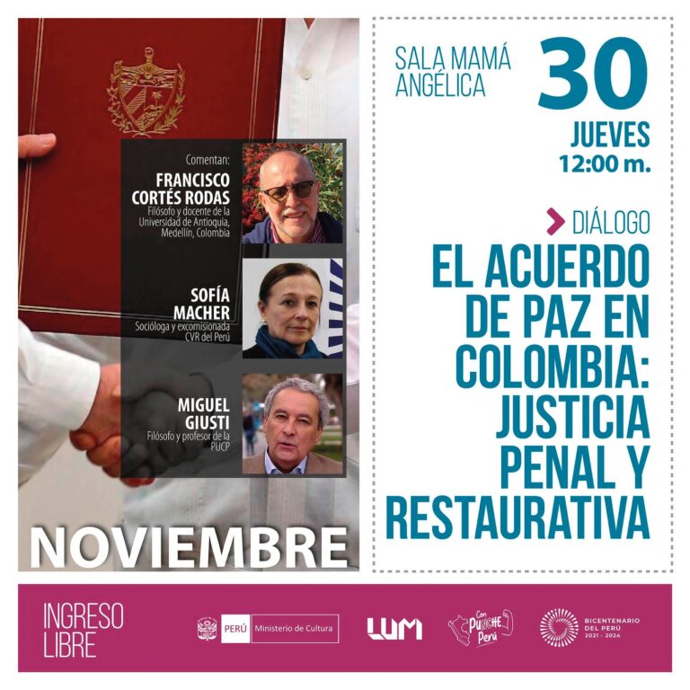 El acuerdo de paz en Colombia: justicia penal y restaurativa