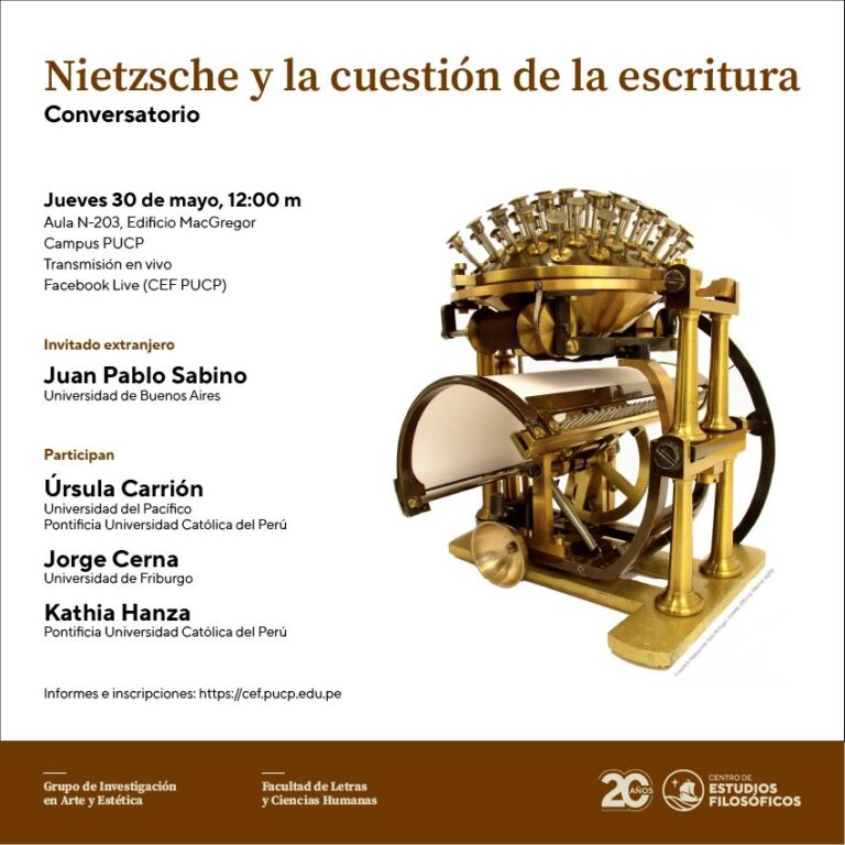 Conversatorio “Nietzsche y la cuestión de la escritura”