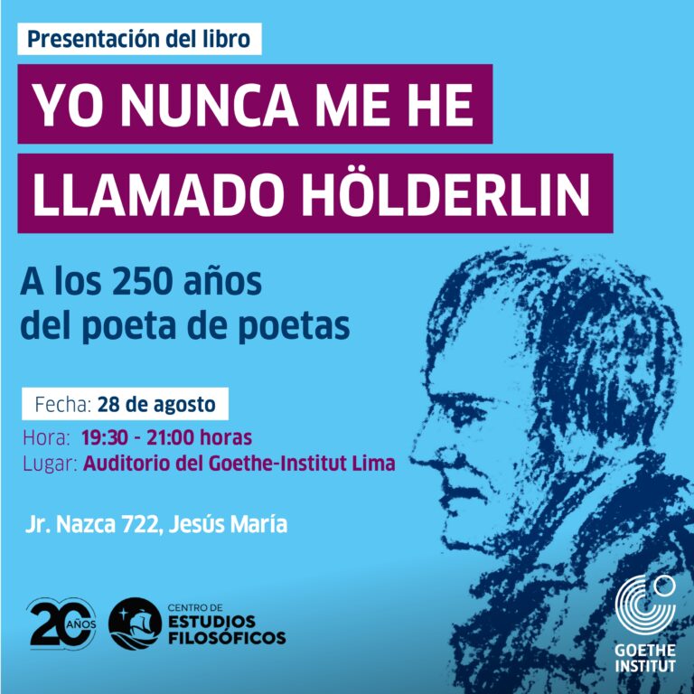 Presentación del libro Yo nunca me he llamado Hölderlin. A los 250 años del poeta de poetas