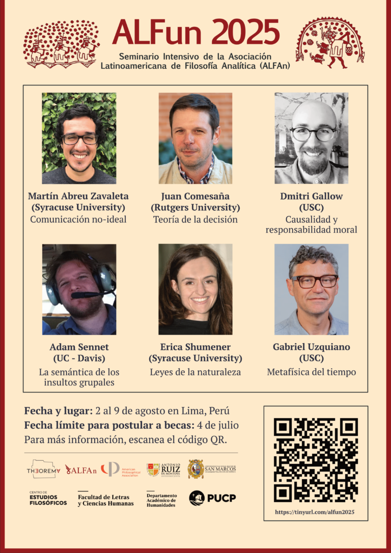Seminario Intensivo ALFun, de la Asociación Latinoamericana de Filosofía Analítica (ALFAn)