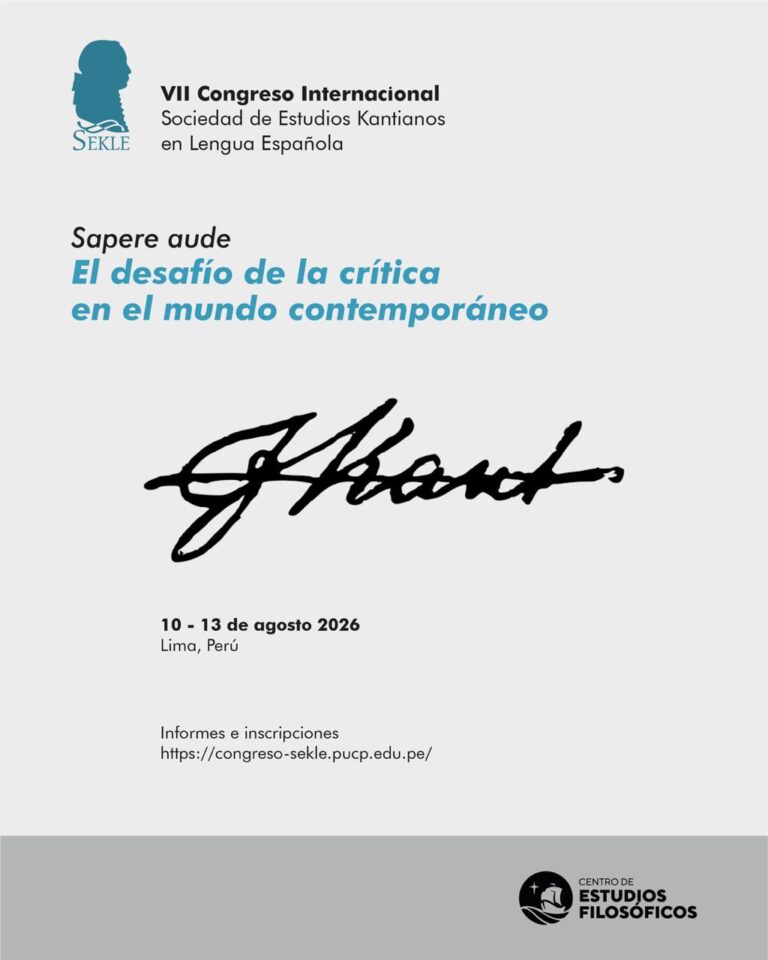 VII Congreso Internacional / Sociedad de Estudios Kantianos en Lengua Española