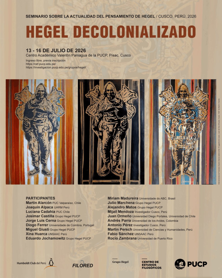 SEMINARIO SOBRE LA ACTUALIDAD DEL PENSAMIENTO DE HEGEL