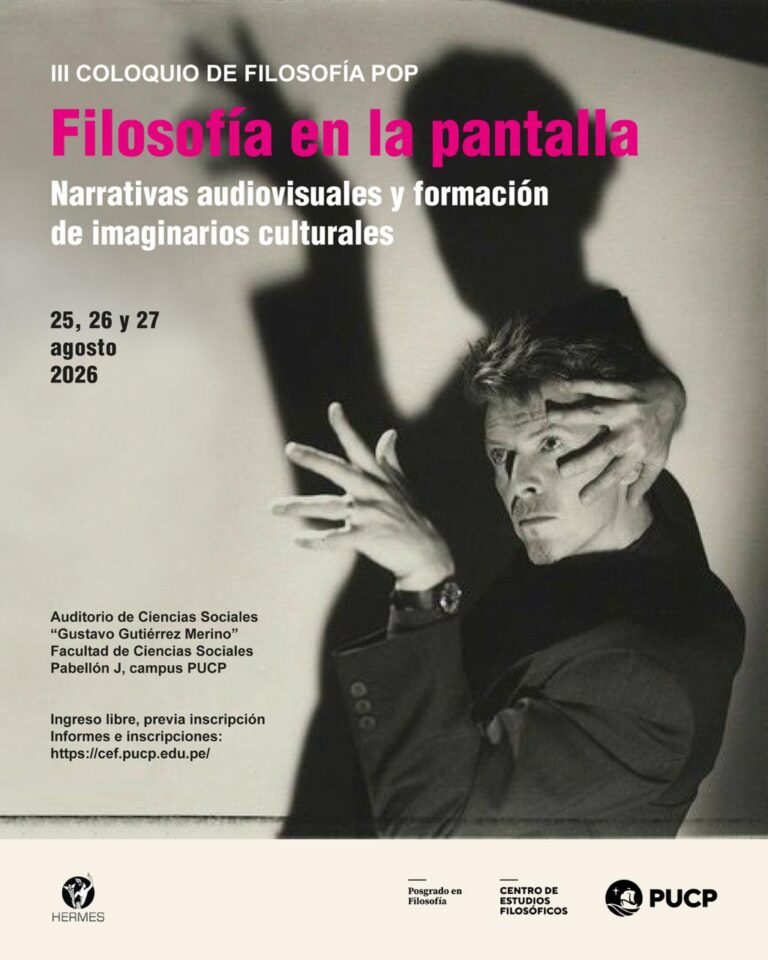 Coloquio de Filosofía POP: Filosofía en la pantalla. Narrativas audiovisuales y formación de imaginarios culturales