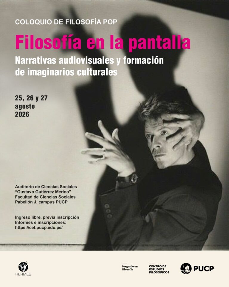 Coloquio de Filosofía POP: Filosofía en la pantalla. Narrativas audiovisuales y formación de imaginarios culturales.