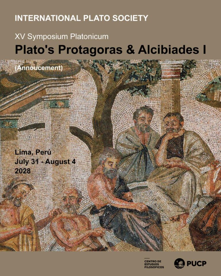 XV Symposium Platonicum: Plato’s Protagoras & Alcibiades I