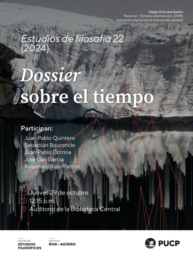 Conversatorio sobre el Dossier sobre el tiempo de la revista Estudios de Filosofía 22 (2024)